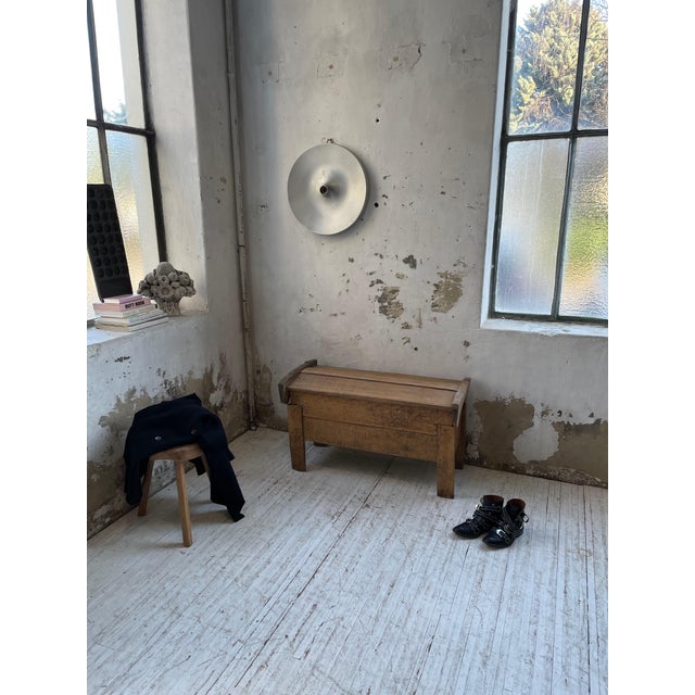 Arts & Crafts Wood Trunk, 1900s For Sale - Image 18 of 18