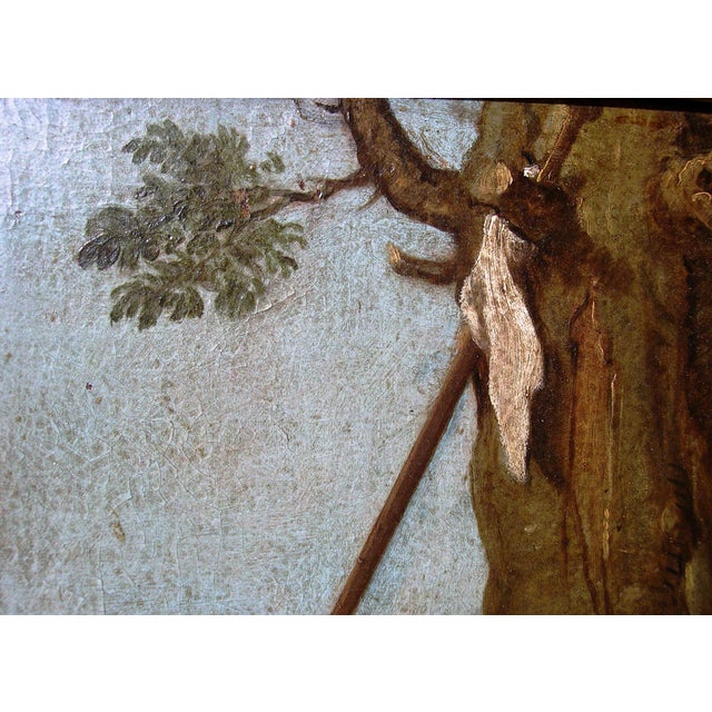 Bassano School Artist, Saint Roch of Montpellier, 1700s, Oil Painting on Canvas, Framed For Sale - Image 14 of 16