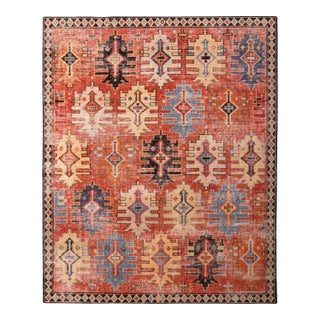 Rug & Kilim’s Oversized Distressed Homage Rug in Red, 12x18 For Sale