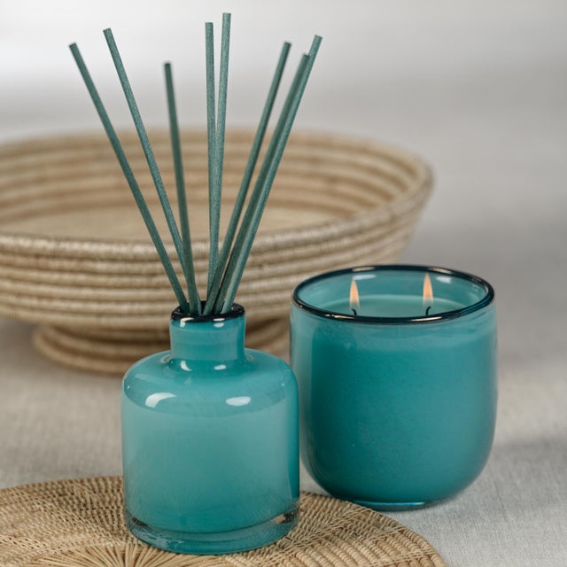 Contemporary Serena St. Barth Reed Diffuser, Aqua Palm For Sale - Image 3 of 3