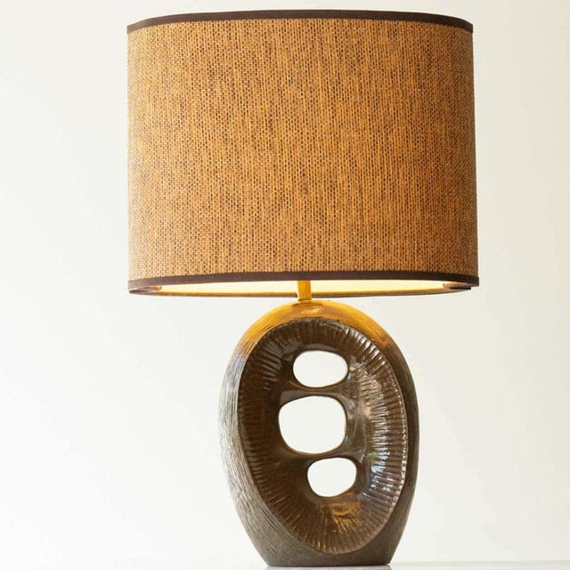 1960s Bronze Abstract Table Lamp by R. Houben, 1960 For Sale - Image 5 of 8