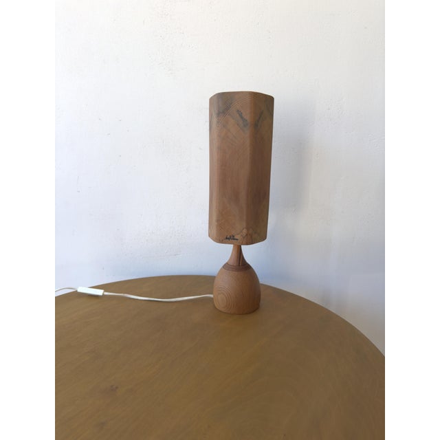 Wooden Table Lamp by Leif Wikner for Persåsen For Sale - Image 12 of 15