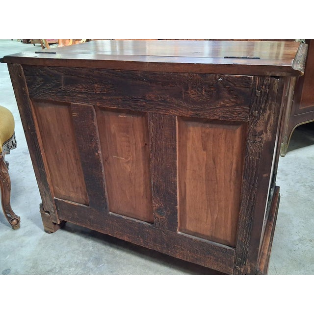 Renaissance-Style Chest in Carved Walnut, 19th Century For Sale - Image 3 of 8