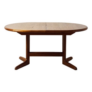 Oval Teak Extendable Dining Table from G-Plan, 1950s For Sale