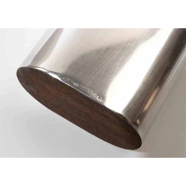 Modern Vintage Italian Silver 925 Desk Organizer, 1970s For Sale - Image 3 of 5