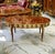 French Style Coffee Table – Wood With Bronze Accents For Sale - Image 4 of 4