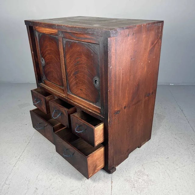Antique Japanese Meiji Era Cabinet For Sale - Image 4 of 10