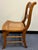 Brown American Classical Style Birds Eye Maple Dining Chairs - Set of 4 For Sale - Image 8 of 11