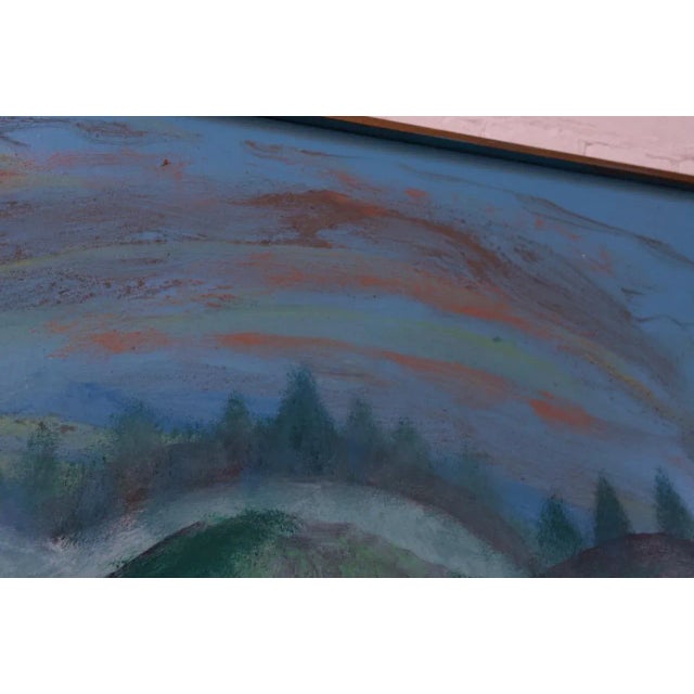 1970s Outsider Art "Indian and Caravan" Oil on Panel by Bruno Del Favero For Sale - Image 5 of 13