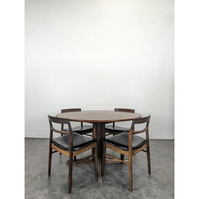 Danish Chairs by Henning Kjaernulf for Vejle Stole, Set of 4 For Sale - Image 7 of 9