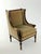 A unique, and very handsome vintage French Louis XVI-Style bergère armchair, newer upholstery in very nice condition,...