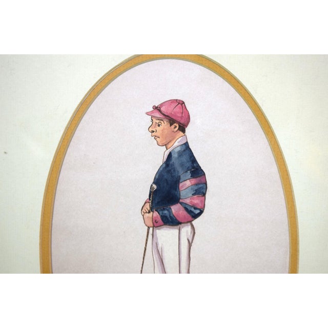 Arthur Templeman Jockey C1905 Watercolour by Astor For Sale - Image 4 of 4