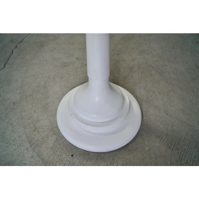 White Vintage Hollywood Regency Cottagecore Floor Lamp For Sale - Image 8 of 13