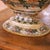 Late 19th Century 19th Century Italian Hand-Painted Carved Wood Pedestal Centerpiece Bowl For Sale - Image 5 of 11