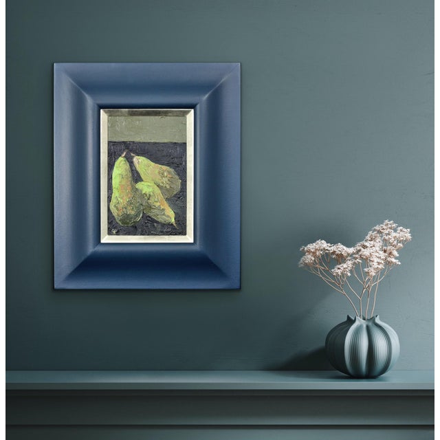 Gwilym Prichard, Three Pears, Impasto Oil Painting, 2011 For Sale - Image 11 of 18