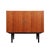 The cabinet was made in the 1970s in Denmark. The structure is covered with teak veneer. The legs are made of solid wood...