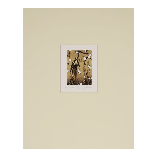 "Avant Hier" - Lithograph on Paper by Jim Crabb For Sale