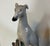 Very Large Antique 19th Century English Staffordshire Pottery Dog Figure of a Greyhound or Whippet and Hare or Rabbit For Sale In New York - Image 6 of 16