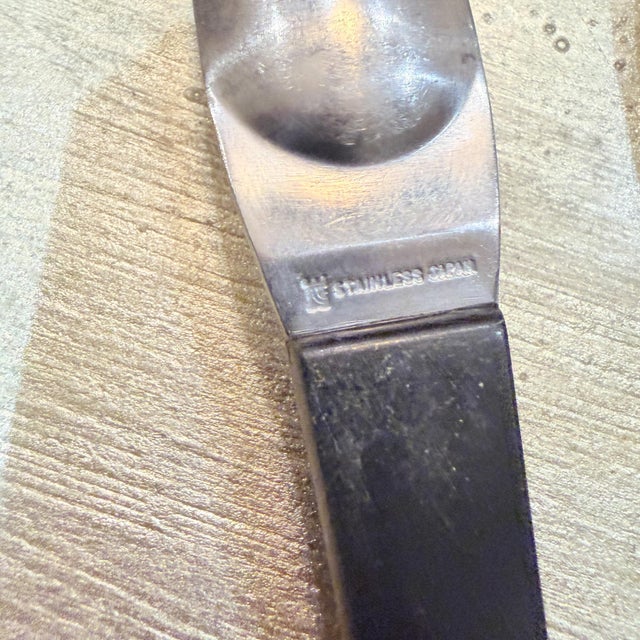 Stanley Roberts Japan Flatware Set, Carl Aubock Era Mid Century Modern For Sale - Image 9 of 13