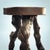 Wood Brutalist Handcrafted Vine Wood and Oak Tripod Bar Stools, France, 1950s, Set of 4 For Sale - Image 7 of 18