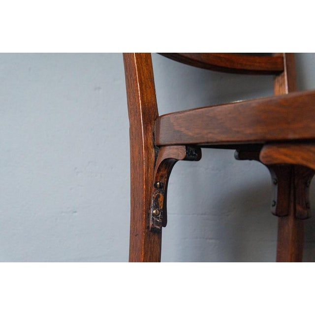 Art Nouveau No. 715 Chair by Gustav Siegel for J.&J. Kohn, Vienna, Austria, Early 20th Century For Sale - Image 17 of 18