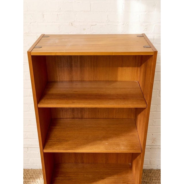 Vintage Danish Modern Teak Bookcase For Sale - Image 4 of 8