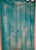 Textile Turquoise Silk Chiffon Cloud Print Curtain For Sale - Image 7 of 7