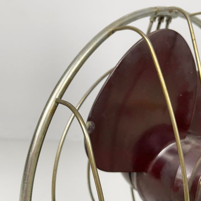 Mid-Century Modern Italian Table Fan by Elettrodomestici San Giorgio, 1960s For Sale - Image 6 of 17