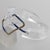 Transparent Lucite Plexiglass Bangle Bracelet with Anodized Aluminum Belt Buckle For Sale - Image 4 of 15