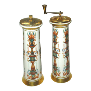 Vintage Mid-Century Lenox Lido Salt and Pepper Set- A Pair