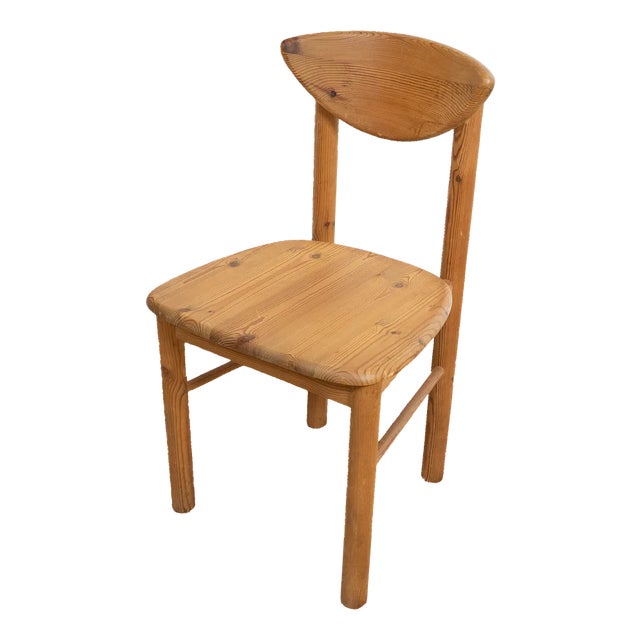 Wooden Dining Chair by Rainer Daumiller, 1970s For Sale
