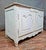 White Small Rustic Louis XV Sideboard in Natural Painted Wood For Sale - Image 8 of 10