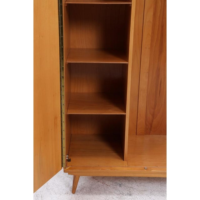 Mid-Century Wooden 2-Door Wardrobe For Sale - Image 10 of 18
