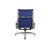 Textile EA 124 Armchairs in Blue Fabric by Charles & Ray Eames for Vitra, Set of 4 For Sale - Image 7 of 10