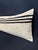 Turkish Hemp Pillow Cushion Natural Beige Black Cushion Cover 14"x45" For Sale - Image 4 of 4