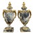 Pair of Ormolu Mounted Breche Violette Marble Urns For Sale