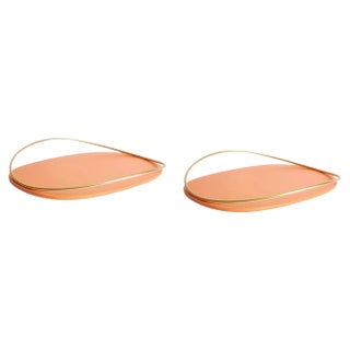Cotto Touché D Trays by Mason Editions, Set of 2 For Sale