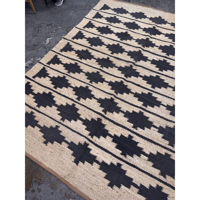 8ft 4in × 9ft 12in Rejuvenation Bowen Jute & Wool Flatweave Rug For Sale - Image 12 of 12