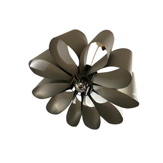 Vintage Space Age Hanging Lamp in Aluminium, 1970s For Sale - Image 11 of 11