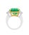 AGL Certified 10.25 Ct Colombian Emerald & Diamond 18 Kt Gold Two-Tone Ring For Sale - Image 18 of 18