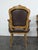 Louis XV Leather Armchairs, Set of 4 For Sale - Image 6 of 7