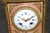 French 1920's Antique French Marble Bronze Mantel Clock For Sale - Image 3 of 15