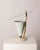 Mid-Century Italian Table Lamp in Lacquered Metal and Brass, 1950s For Sale - Image 4 of 8