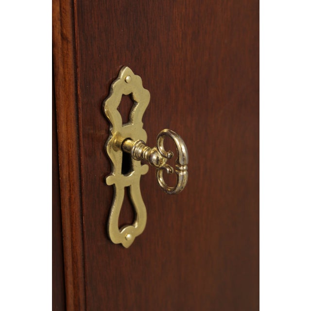 Stickley Colonial Williamsburg Mahogany Grandfather Clock For Sale - Image 10 of 18