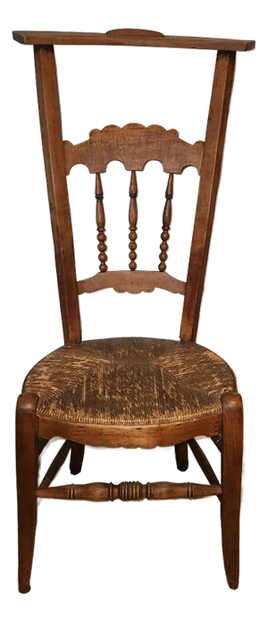 Antique Late 19th Century Victorian Library Chair / Prayer Chair