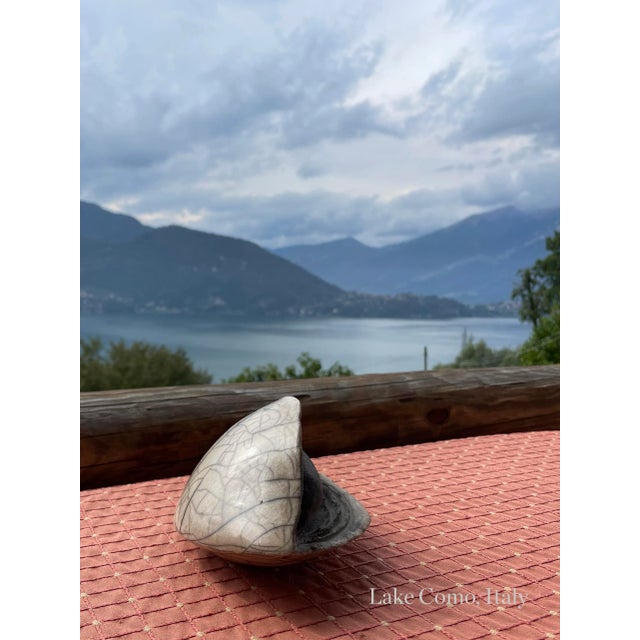 Vintage French Ceramic Clam Sculpture For Sale - Image 11 of 12