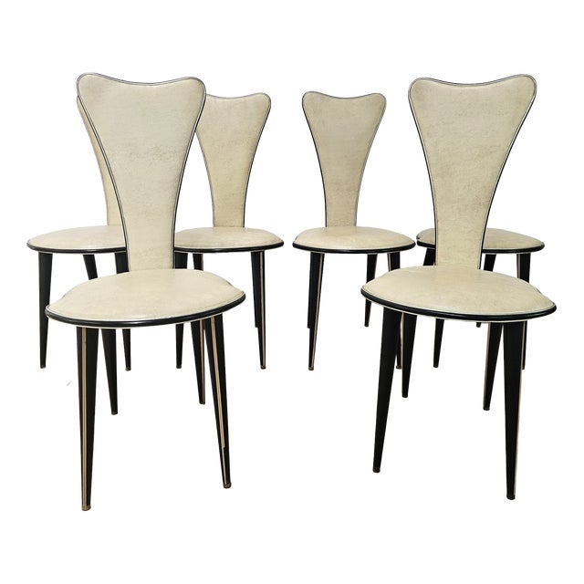 Chairs by Umberto Mascagni, 1950, Set of 6 For Sale