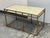 Sculpture Materials Union-Made Mosaic Tile Top Brass-Tone Console Table, Vintage For Sale - Image 7 of 12