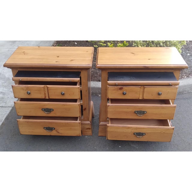 Kincaid Ducks Unlimited Solid Wood Nightstands a Pair Chairish