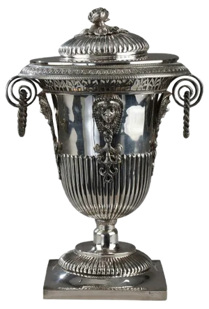 First Empire Egyptian Style Silver Candy Dish